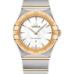 Omega Constellation Manhattan Quartz Watch – 25 mm Steel And Yellow Gold Case – Mother-Of-Pearl Dial – 131.20.25.60.05.002