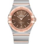 Omega Constellation Manhattan Quartz Watch – 25 mm Steel And Sedna Gold Case – Brown Dial – 131.20.25.60.13.001