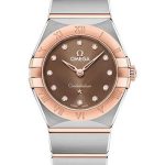 Omega Constellation Manhattan Quartz Watch – 25 mm Steel And Sedna Gold Case – Brown Dial – 131.20.25.60.63.001