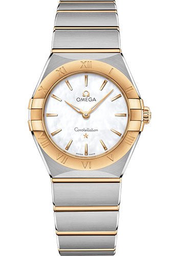 Omega Constellation Manhattan Quartz Watch – 28 mm Steel And Yellow Gold Case – Mother-Of-Pearl Dial – 131.20.28.60.05.002