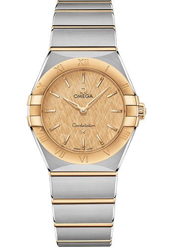 Omega Constellation Manhattan Quartz Watch – 28 mm Steel And Yellow Gold Case – Champagne Dial – 131.20.28.60.08.001