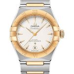 Omega Constellation Manhattan Co-Axial Master Chronometer Watch – 29 mm Steel And Yellow Gold Case – Crystal White Slivery Dial – 131.20.29.20.02.002
