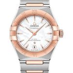 Omega Constellation Manhattan Co-Axial Master Chronometer Watch – 29 mm Steel And Sedna Gold Case – Mother-Of-Pearl Dial – 131.20.29.20.05.001