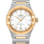 Omega Constellation Manhattan Co-Axial Master Chronometer Watch – 29 mm Steel And Yellow Gold Case – Mother-Of-Pearl Dial – 131.20.29.20.05.002