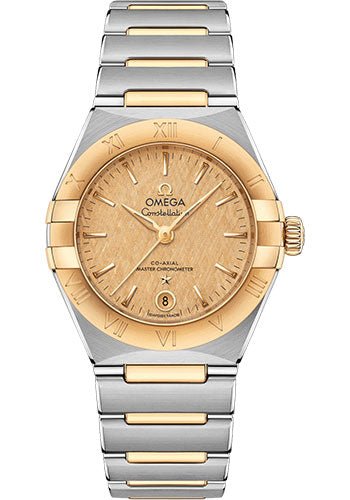 Omega Constellation Manhattan Co-Axial Master Chronometer Watch – 29 mm Steel And Yellow Gold Case – Champagne Dial – 131.20.29.20.08.001