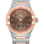 Omega Constellation Manhattan Co-Axial Master Chronometer Watch – 29 mm Steel And Sedna Gold Case – Brown Dial – 131.20.29.20.13.001