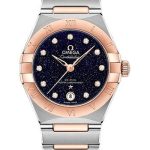 Omega Constellation Omega Co-Axial Master Chronometer – 29 mm Steel And Sedna Gold Case – Blue Glass Diamond Dial – 131.20.29.20.53.002