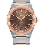 Omega Constellation OMEGA Co-Axial Master Chronometer – 36 mm Steel And Sedna Gold Case – Brown Dial – 131.20.36.20.13.001