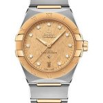 Omega Constellation OMEGA Co-Axial Master Chronometer – 36 mm Steel And Yellow Gold Case – Champagne Diamond Dial – 131.20.36.20.58.001