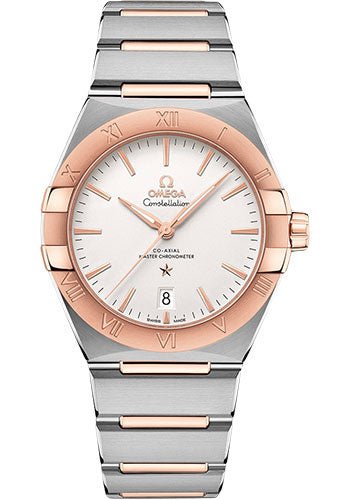 Omega Constellation OMEGA Co-Axial Master Chronometer – 39 mm Steel And Sedna Gold Case – Silvery Dial – 131.20.39.20.02.001
