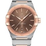 Omega Constellation OMEGA Co-Axial Master Chronometer – 39 mm Steel And Sedna Gold Case – Brown Dial – 131.20.39.20.13.001