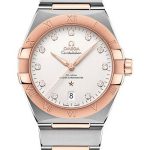 Omega Constellation OMEGA Co-Axial Master Chronometer – 39 mm Steel And Sedna Gold Case – Silvery Diamond Dial – 131.20.39.20.52.001