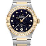 Omega Constellation Omega Co-Axial Master Chronometer – 29 mm Steel And Yellow Gold Case – Diamond Bezel – Blue Glass Diamond Dial – 131.25.29.20.53.001