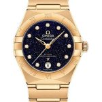 Omega Constellation Omega Co-Axial Master Chronometer – 29 mm Yellow Gold Case – Blue Glass Diamond Dial – 131.50.29.20.53.002