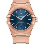 Omega Constellation OMEGA Co-Axial Master Chronometer – 36 mm Sedna Gold Case – Blue Dial – 131.50.36.20.03.001