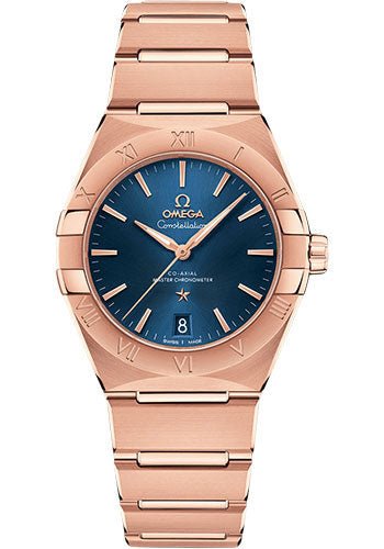 Omega Constellation OMEGA Co-Axial Master Chronometer – 36 mm Sedna Gold Case – Blue Dial – 131.50.36.20.03.001