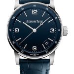 Audemars Piguet Code 11.59 by Audemars Piguet – Chronograph – 41mm White Gold Case – Blue Dial – Blue Alligator Strap – 15210BC.OO.A321CR.01