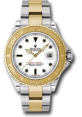 Rolex Steel and Yellow Gold Yacht-Master 40 Watch – White Dial – 16623 w