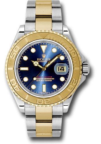 Rolex Steel and Yellow Gold Yacht-Master 40 Watch – Blue Dial – 16623 b