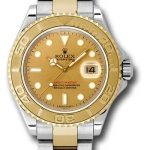 Rolex Steel and Yellow Gold Yacht-Master 40 Watch – Champagne Dial – 16623
