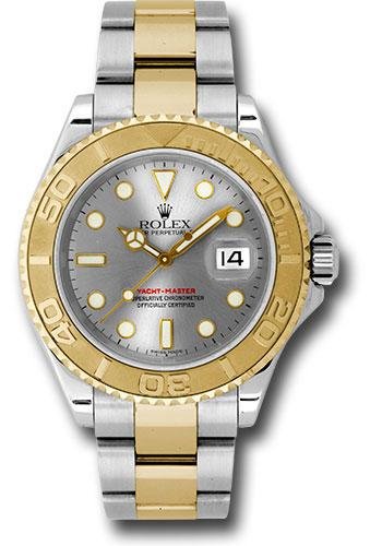 Rolex Steel and Yellow Gold Yacht-Master 40 Watch – Grey Dial – 16623 g