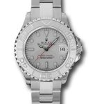 Rolex Steel and Platinum Lady Yacht-Master 29 Watch – Platinum Dial