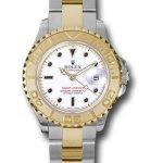 Rolex Steel and Yellow Gold Lady Yacht-Master 29 Watch – White Dial