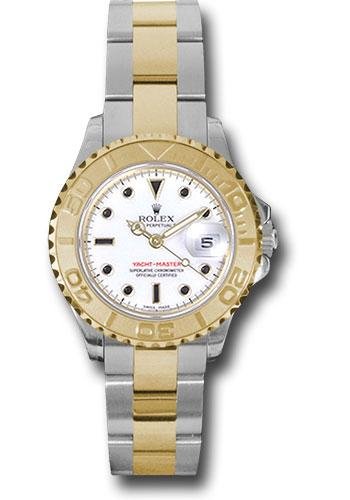 Rolex Steel and Yellow Gold Lady Yacht-Master 29 Watch – White Dial