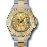 Rolex Steel and Yellow Gold Lady Yacht-Master 29 Watch – Champagne Dial – 169623