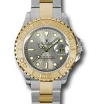 Rolex Steel and Yellow Gold Lady Yacht-Master 29 Watch – Grey Dial – 169623 g