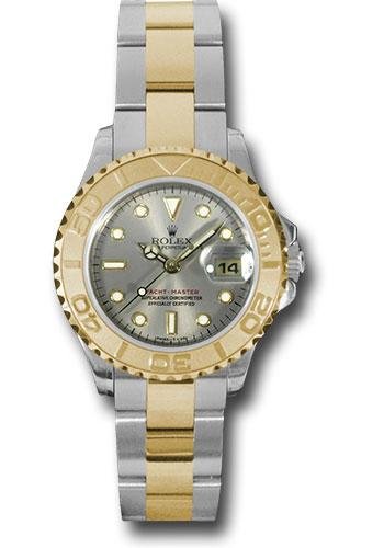 Rolex Steel and Yellow Gold Lady Yacht-Master 29 Watch – Grey Dial – 169623 g