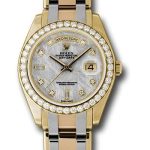 Rolex Yellow Gold Day-Date Special Edition 39 Watch – 40 Diamond Bezel – Meteorite Diamond Dial – 18948tri