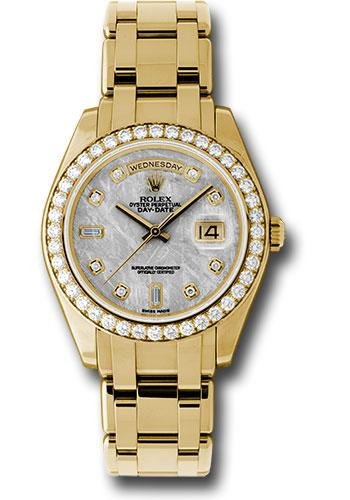 Rolex Yellow Gold Day-Date Special Edition 39 Watch – 40 Diamond Bezel – Meteorite Diamond Dial – 18948