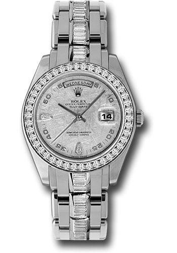 Rolex Platinum Day-date Special Edition 39 Watch – 42 Baguette Diamond Bezel – Meteorite Diamond Dial – 18956 BRIL