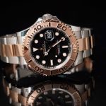 2018 Rolex Yacht-Master 40 watch 116621 Everose Gold & Oystersteel Black Dial 40mm Automatic
