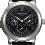 Patek Philippe Grand Complications Day-Date Annual Calendar Moon Phase Black Arabic Platinum Automatic – 42mm – 5074P-001