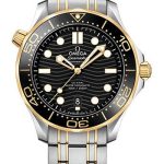 Omega Seamaster Diver 300M Co-Axial Master Chronometer Watch – 42 mm Steel And Yellow Gold Case – Unidirectional Bezel – Black Ceramic Dial – 210.20.42.20.01.002