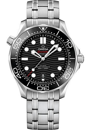 Omega Seamaster Diver 300M Co-Axial Master Chronometer Watch – 42 mm Steel Case – Unidirectional Bezel – Black Ceramic Dial – 210.30.42.20.01.001