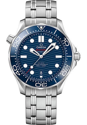 Omega Seamaster Diver 300M Co-Axial Master Chronometer Watch – 42 mm Steel Case – Blue Ceramic Dial – 210.30.42.20.03.001