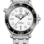 Omega Seamaster Diver 300M Omega Co-Axial Master Chronometer – 42 mm Steel Case – White Dial – 210.30.42.20.04.001
