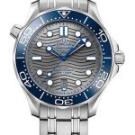 Omega Seamaster Diver 300M Co-Axial Master Chronometer Watch – 42 mm Steel Case – Unidirectional Bezel – Pvd Chrome Colour Ceramic Dial – 210.30.42.20.06.001