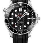 Omega Seamaster Diver 300M Co-Axial Master Chronometer Watch – 42 mm Steel Case – Unidirectional Bezel – Black Ceramic Dial – Black Rubber Strap – 210.32.42.20.01.001