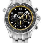 Omega Seamaster Diver 300 M Co-Axial Chronograph Watch – 44 mm Steel Case – Unidirectional Bezel – Black Dial – 212.30.44.50.01.002
