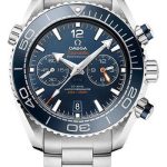 Omega Planet Ocean 600 M Omega Co-axial Master Chronometer Chronograph Watch – 45.5 mm Steel Case – Unidirectional Blue Ceramic Bezel – Blue Ceramic Dial – 215.30.46.51.03.001