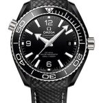 Omega Seamaster Planet Ocean 600M Co-Axial Master Chronometer Watch – 39.5 mm Black Ceramic Case – Unidirectional Bezel – Black Ceramic Dial – Quilted Black Rubber Strap – 215.92.40.20.01.001