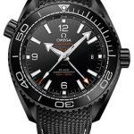 Omega Planet Ocean 600 M Omega Co-axial Master Chronometer GMT Deep Black Watch – 45.5 mm Black Ceramic Case – Unidirectional Bezel – Black Dial – Black Rubber Strap – 215.92.46.22.01.001