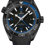 Omega Planet Ocean 600 M Omega Co-axial Master Chronometer GMT Deep Black Watch – 45.5 mm Black Ceramic Case – Unidirectional Bezel – Black Dial – Black Rubber Strap – 215.92.46.22.01.002