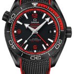 Omega Planet Ocean 600 M Omega Co-axial Master Chronometer GMT Deep Black Watch – 45.5 mm Black Ceramic Case – Unidirectional Bezel – Black Dial – Black Rubber Strap – 215.92.46.22.01.003