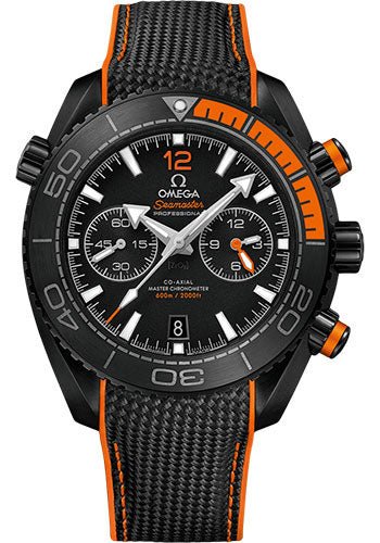 Omega Seamaster Planet Ocean 600M Co-Axial Master Chronometer Chronograph Deep Black Watch – 45.5 mm Black Ceramic Case – Unidirectional Bezel – Black Ceramic Dial – Black Rubber Strap – 215.92.46.51.01.001