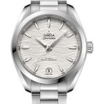 Omega Seamaster Aqua Terra 150M Co-Axial Master Chronometer Watch – 34 mm Steel Case – Waved Silvery Dial – 220.10.34.20.02.002